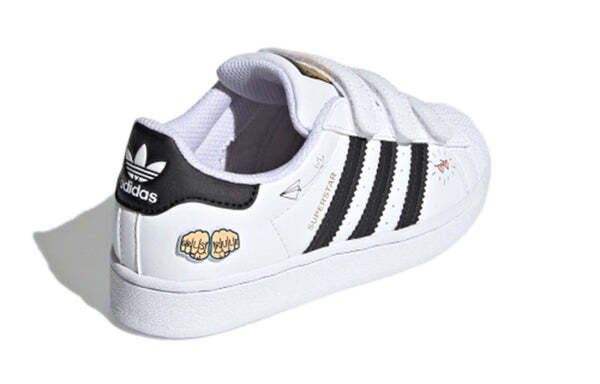 Кроссовки суперзвезда j Adidas, белый — фото 4