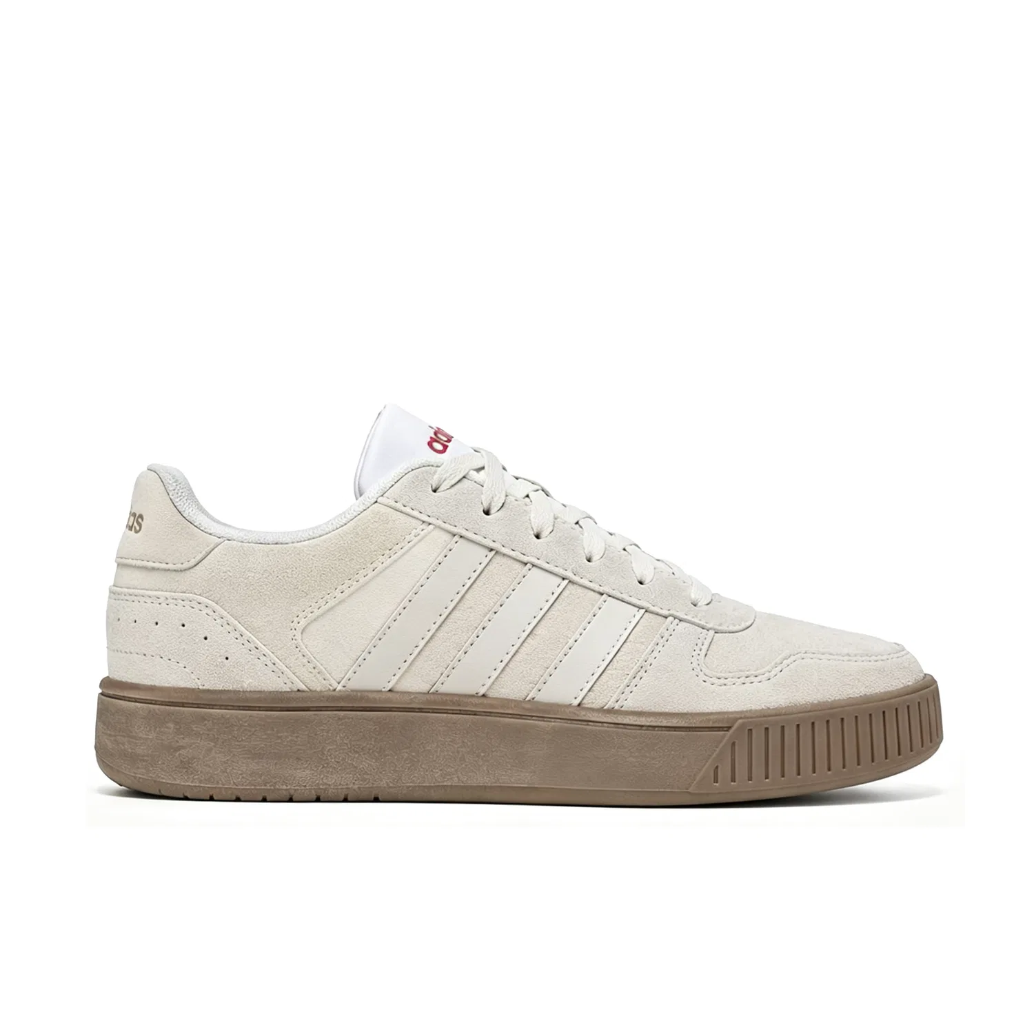 Детские скейтборд-кроссовки с низким верхом D PAD, Adidas, Beige/White/Brown — фото 4