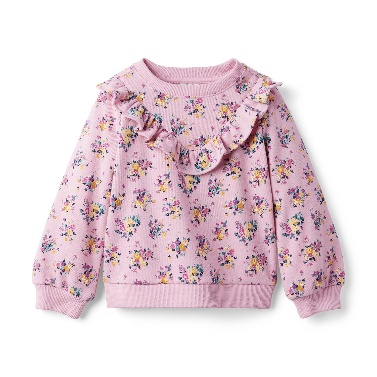 Пуловер Janie and Jack, Floral Sweatshirt
