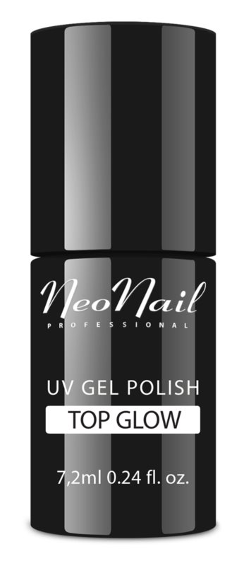 

Гель лак для верхних ногтей NeoNail Top, оттенок гlow Silver 7,2 мл