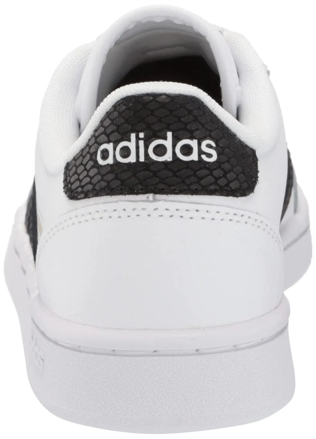 Детские кроссовки для мальчиков с классическим стилем Grand Court Se, adidas, White Black Gold Metallic — фото 3