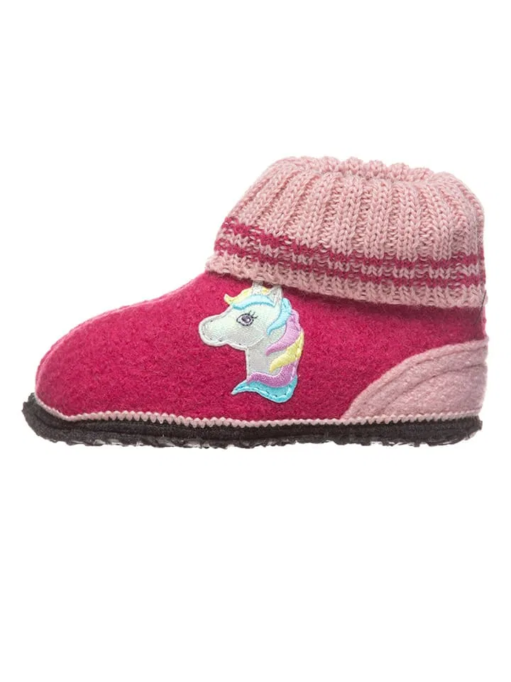 Домашние тапочки с принтом единорога Einhorn Kitz-Pichler, розовый