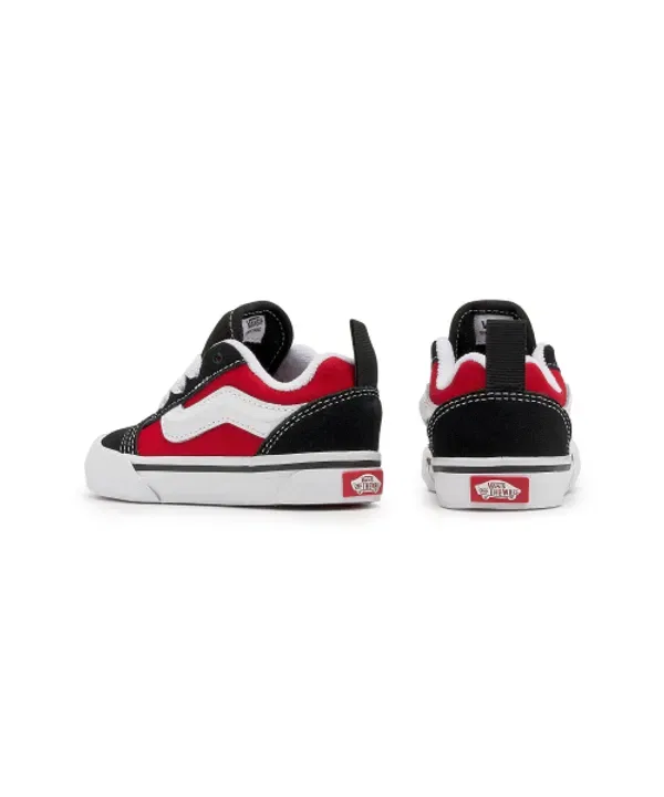 Кроссовки детские с эластичными шнурками New School Vans, красный — фото 4