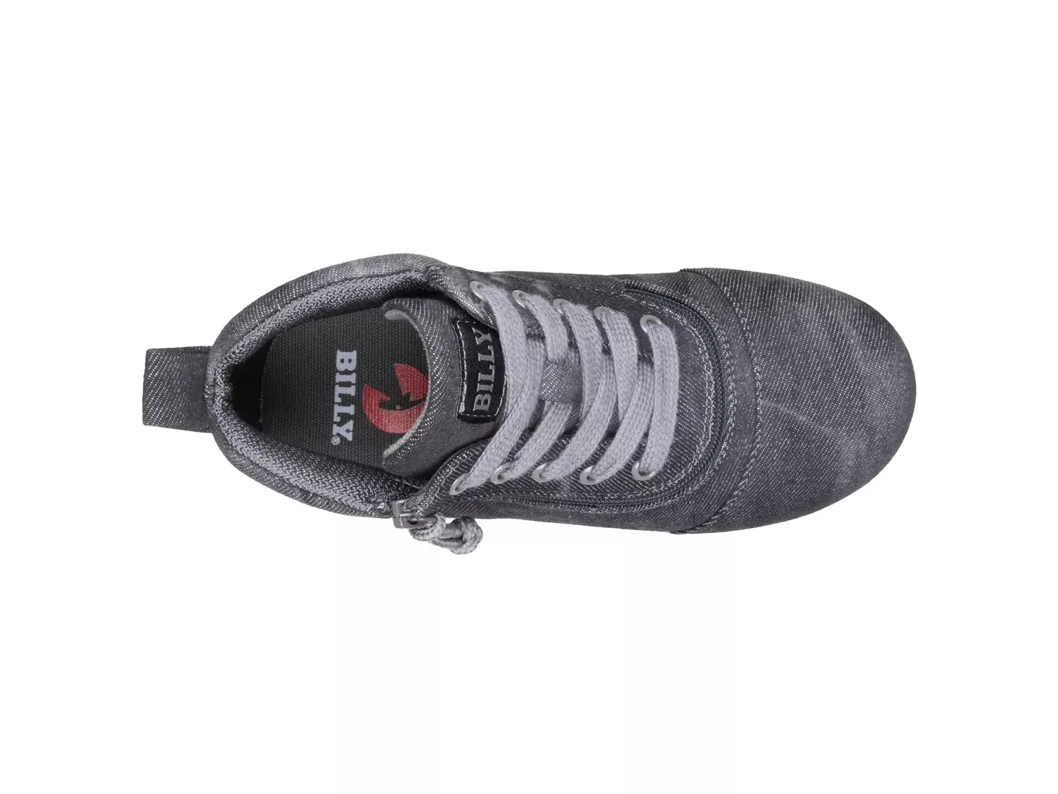 Кроссовки высокие с адаптивной застежкой-молнией Short Wrap II, BILLY Footwear, черный кислотная стирка — фото 4