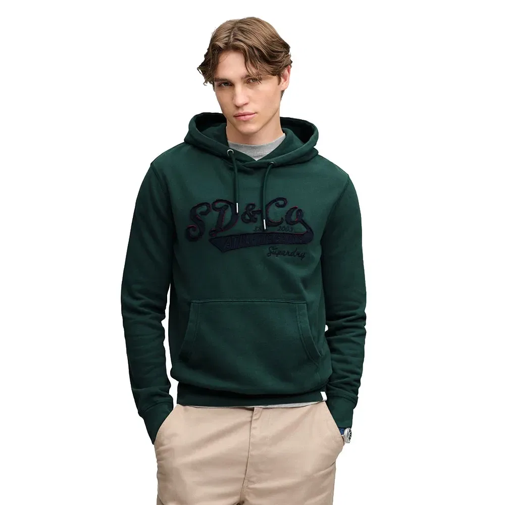 Мужской свитшот с вышивкой SD&Co Washed Embroidered Relaxed Superdry, Green