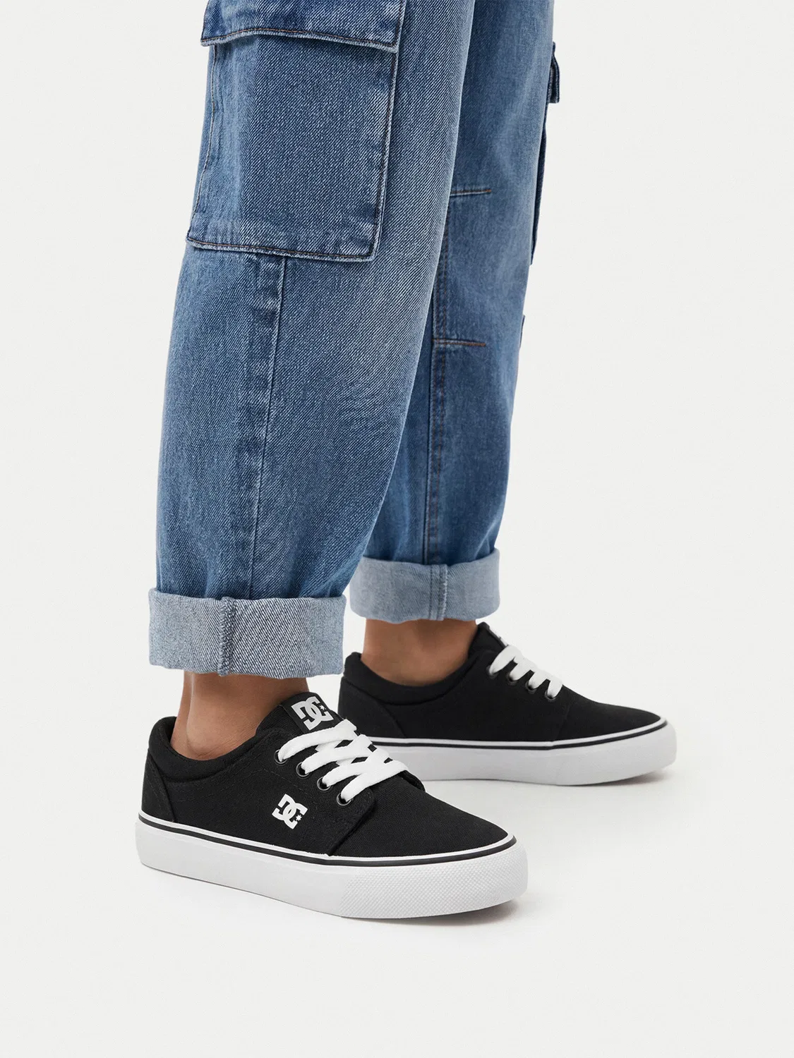 Тканевые кроссовки для мальчика Dc Shoes, черный