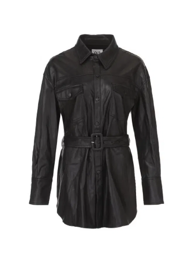 Куртка мягкая комфортная Zara, черный