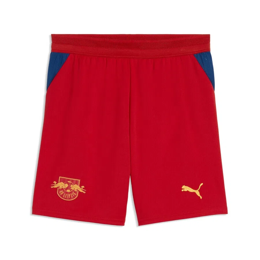 Спортивные шорты PUMA Regular Workout Pants 'RB Leipzig' красного цвета