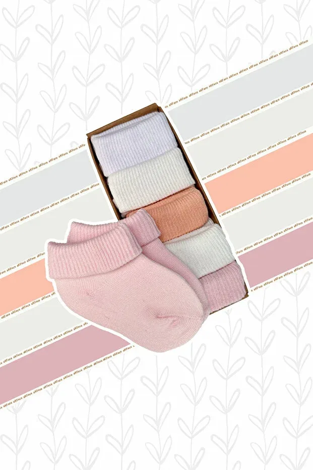 Детские носки для новорожденных хлопковые Органический хлопок Akface, Beige