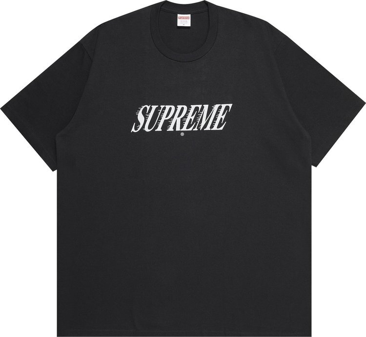 

Футболка Supreme Slap Shot Tee 'Black', черный