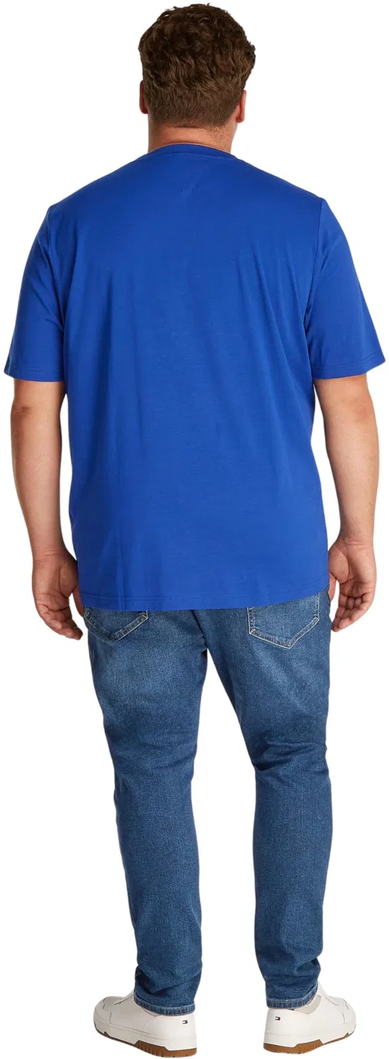 Мужская футболка с коротким рукавом Center Stack Tee Tommy Hilfiger, Blue (Wedge Blue) — фото 2
