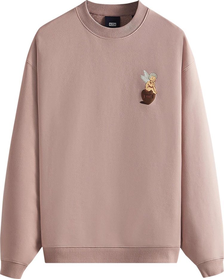 

Толстовка Kith Cupid III Crewneck 'Morganite', розовый