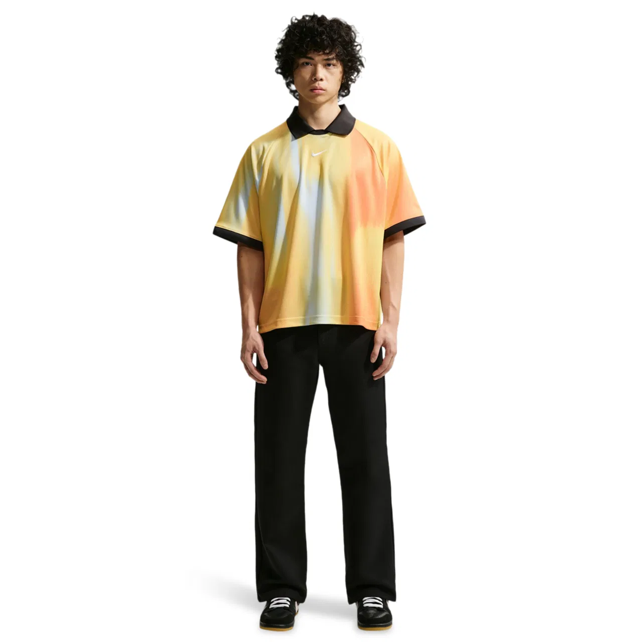 Мужская футболка Dri-Fit Jacquard Jersey Nike, желтый/черный — фото 3