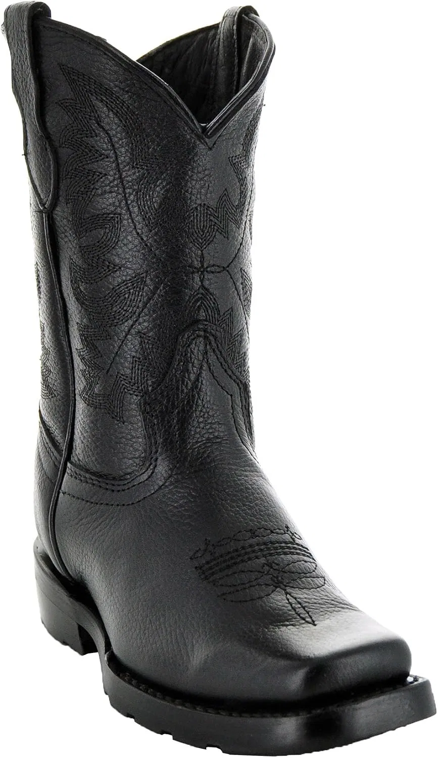 Детские ботинки для мальчиков с широким квадратным носком K3004 Soto Boots, Black
