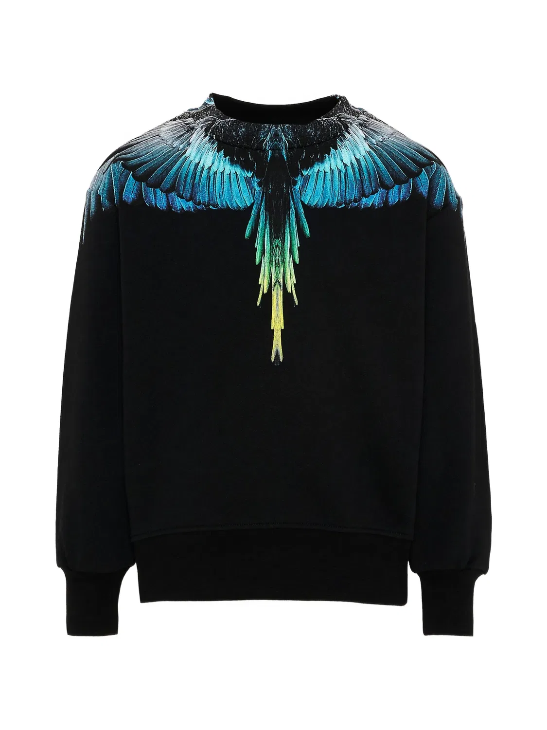 Свитшот с принтом Wings Marcelo Burlon County of Milan, черный