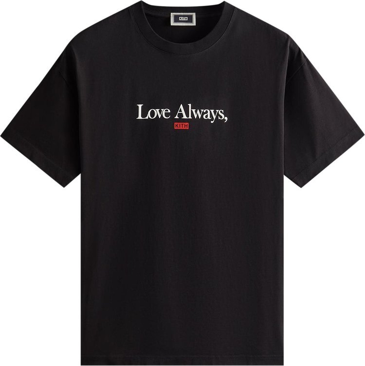 

Футболка Kith Love Always Tee 'Black', черный