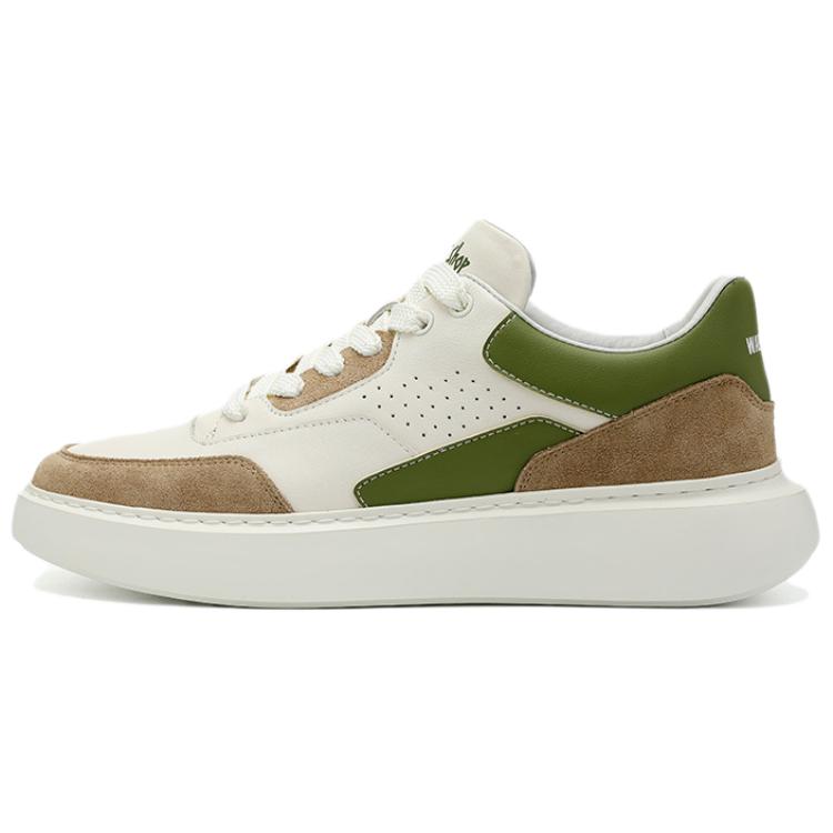 

WALKER SHOP Скользоустойчивые мужские кэжуал кеды низкие бело-зеленые, цвет White Green