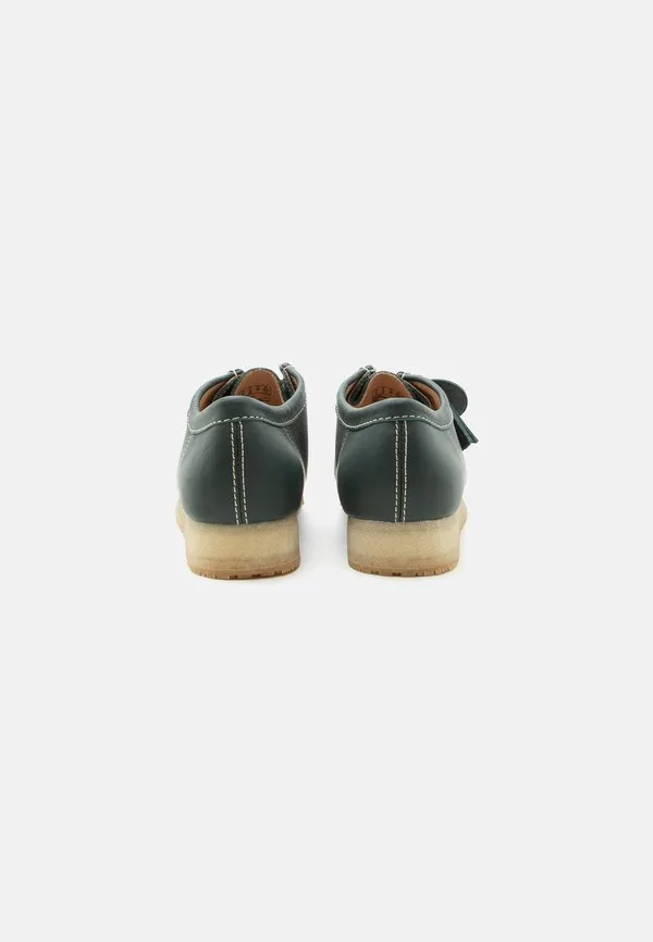 Повседневные кроссовки wallabee на шнуровке Clarks Originals, Dark Green — фото 3