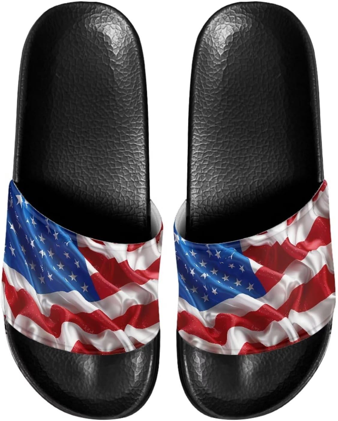 

Шлепанцы для женщин и мужчин, нескользящие тапочки для душа Judentidos, American Flag