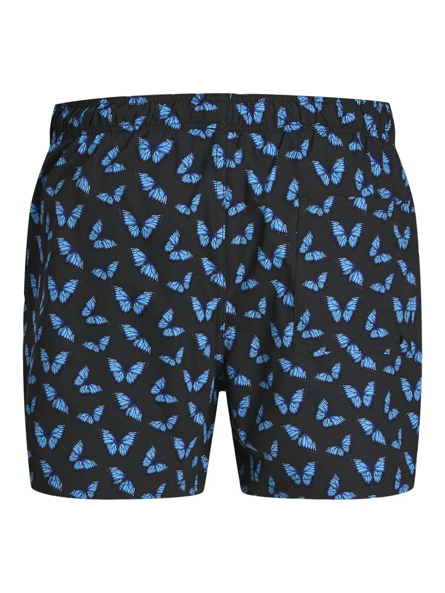Детские пляжные шорты 'JJMaui' черного цвета Jack & Jones Junior — фото 2