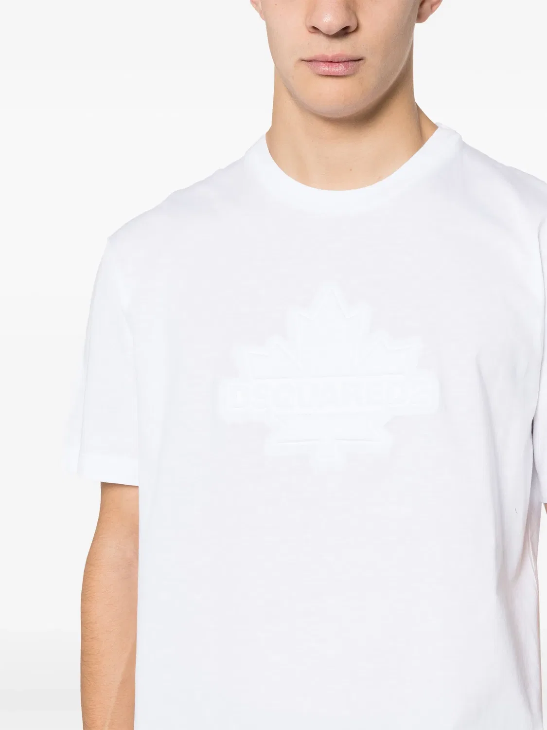 Футболка Leaf Skater из хлопка DSQUARED2, белый — фото 2