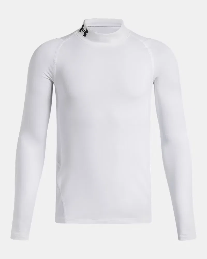 Лонгслив с высоким воротом ColdGear UnderArmour, White/Black — фото 4