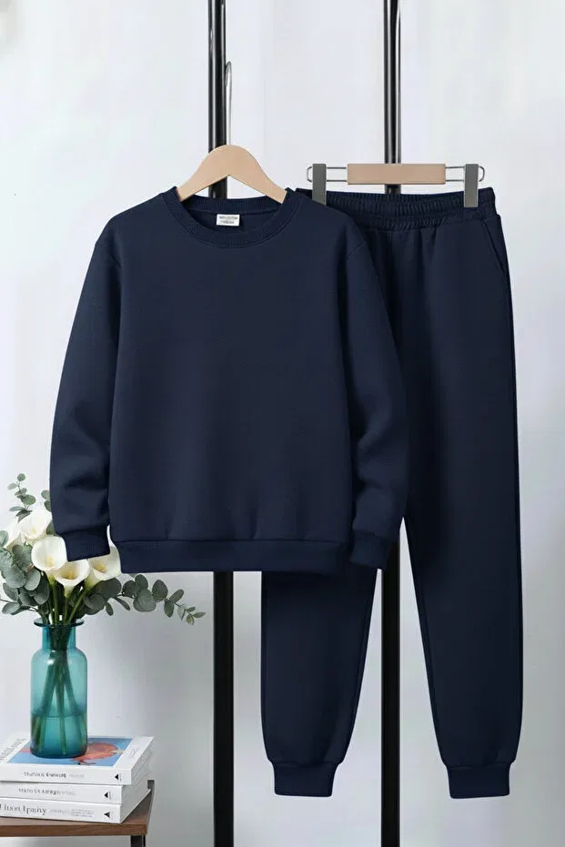 Детский спортивный костюм для мальчиков утепленный Panios Kids, Navy Blue