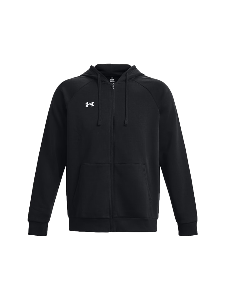 

Толстовка Under Armour Sweatshirt UA RIVAL FLEECE HOODIE FZ, черный