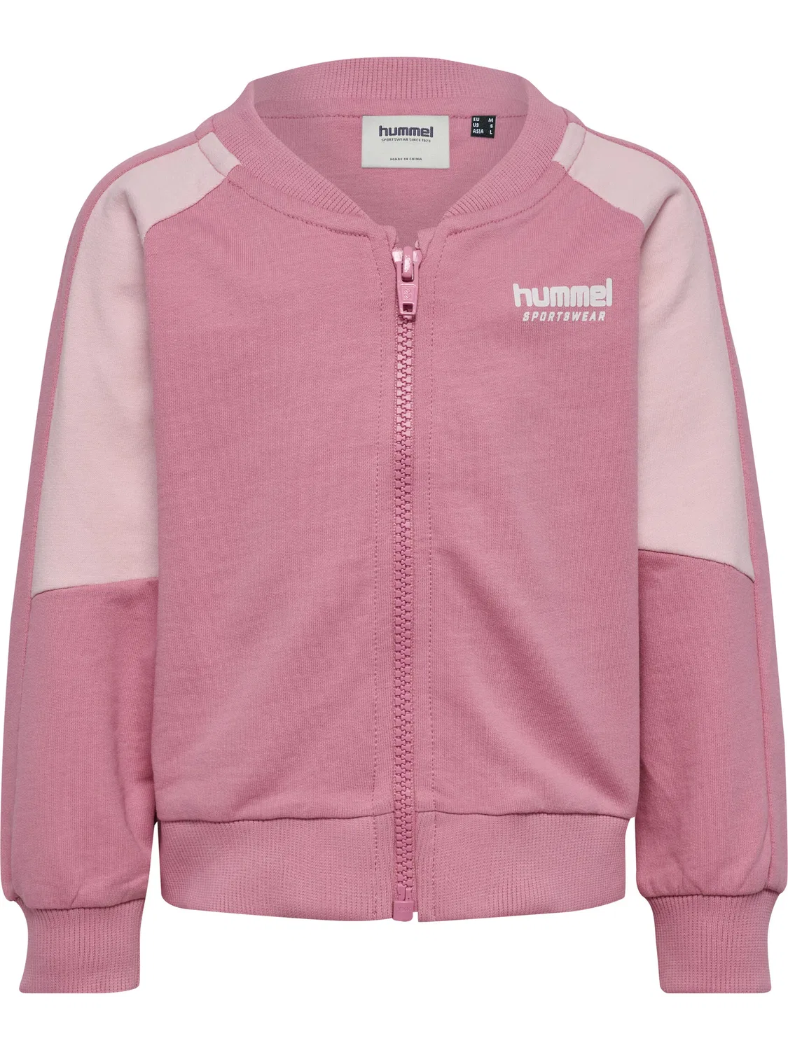 Детская куртка на молнии с цветными вставками Hmlmini Hummel, Helllila — фото 2