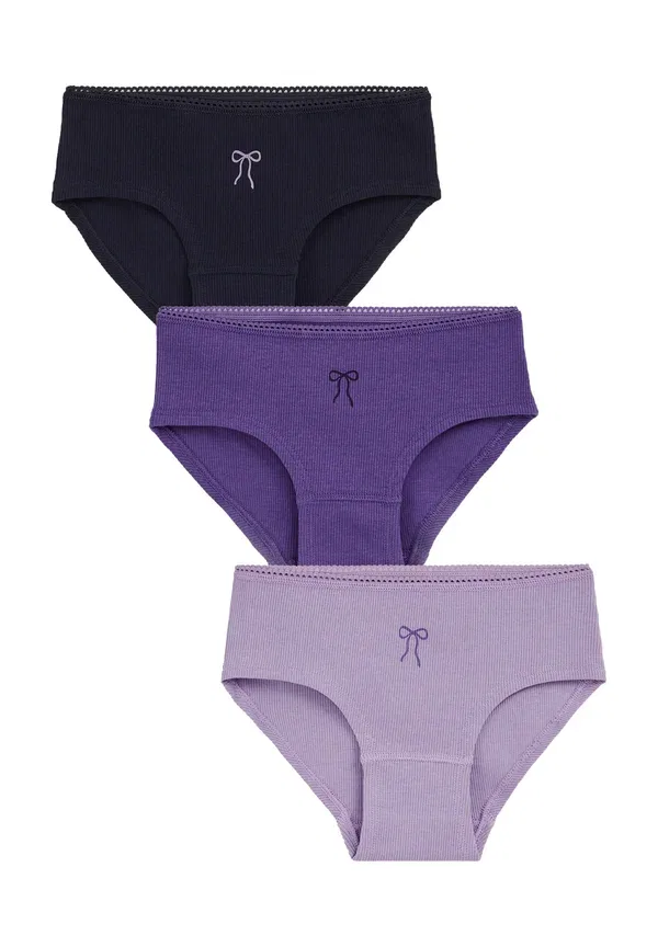Комплект трусов из рибаны We Fashion lilac, сиреневый