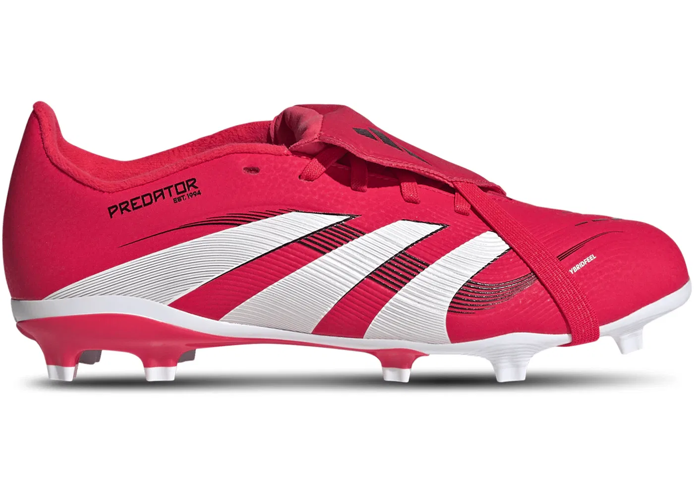 Детские бутсы Predator League Fold-Over Tongue FG Adidas, Lucid Red/Cloud White/Core Black