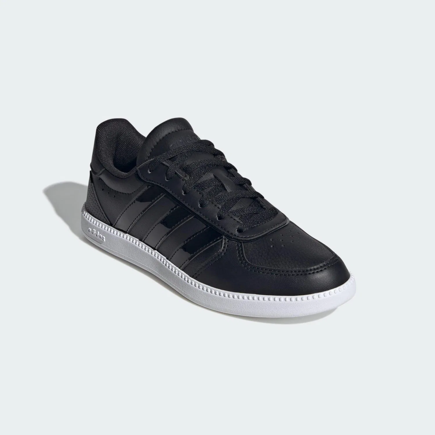 Детские кроссовки с закрытой пяткой Breaknet Sleek Adidas, Schwarz Weiss — фото 4