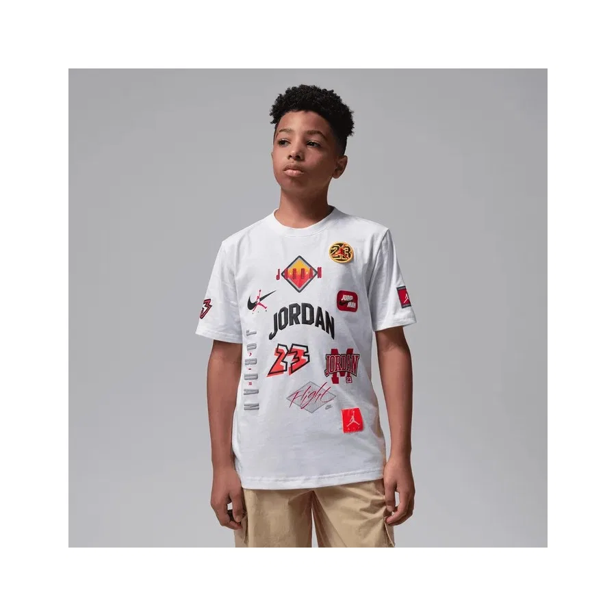 Детская футболка с принтом Jordan Dynasty Patch Nike, Черный