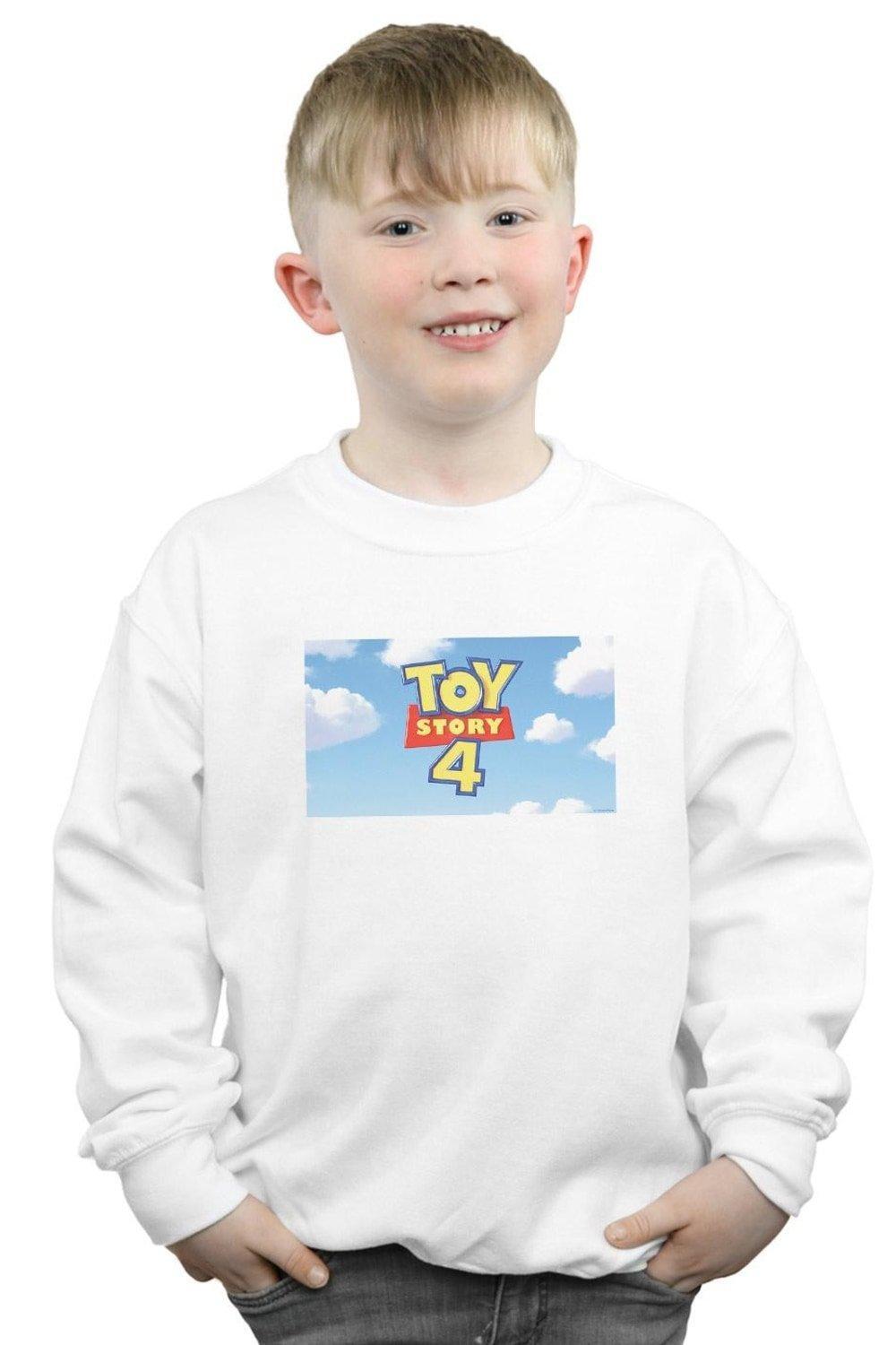 

Толстовка с логотипом Toy Story 4 Cloud Disney, белый
