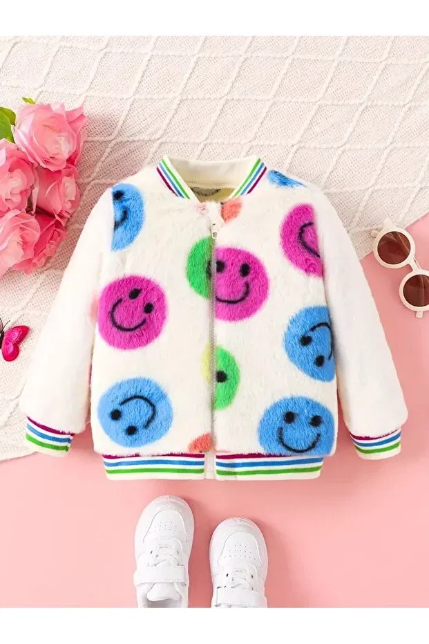 Детская куртка для девочек с принтом Modakido, Multicolor
