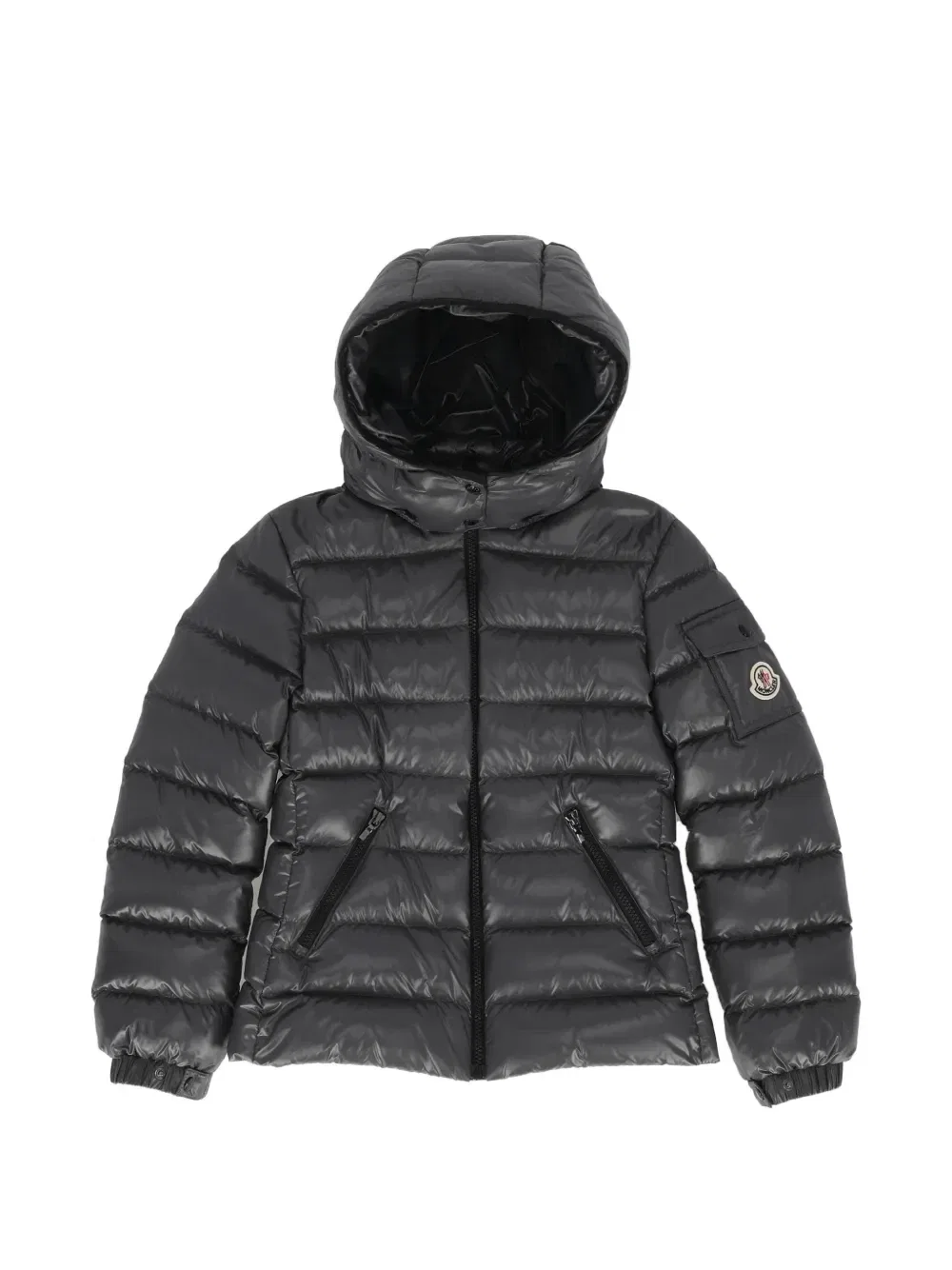 Стеганая куртка Bady с подкладкой Moncler Enfant, серый