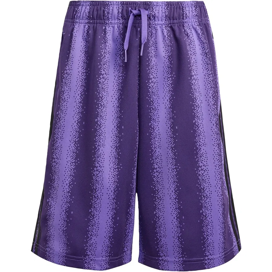 Шорты спортивные с принтом Minecraft Oversized Knee Length Shorts adidas, Зеленый — фото 3