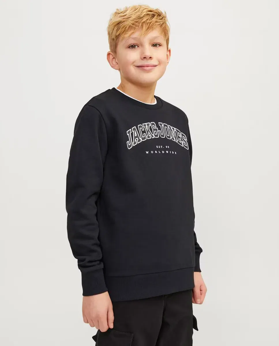 Детская свитшот для мальчиков с длинным рукавом Jack & Jones, Negro