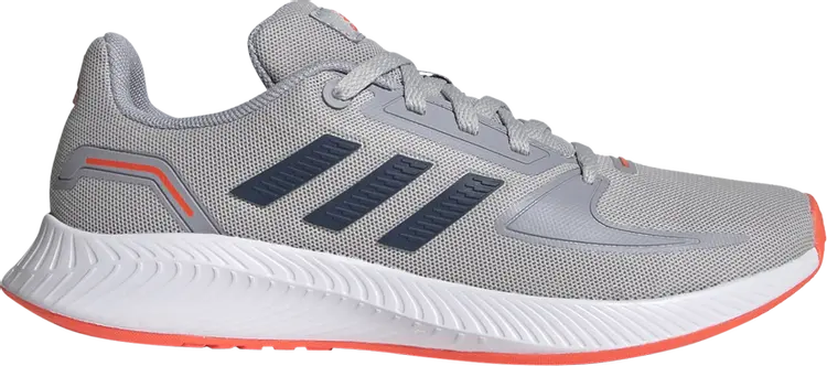 

Кроссовки Adidas Runfalcon 2.0 J 'Grey Crew Navy', серый