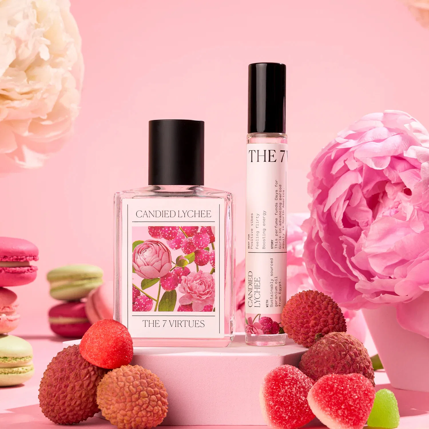 Парфюмерная вода 50 мл с ароматом личи Candied Lychee THE 7 VIRTUES — фото 4