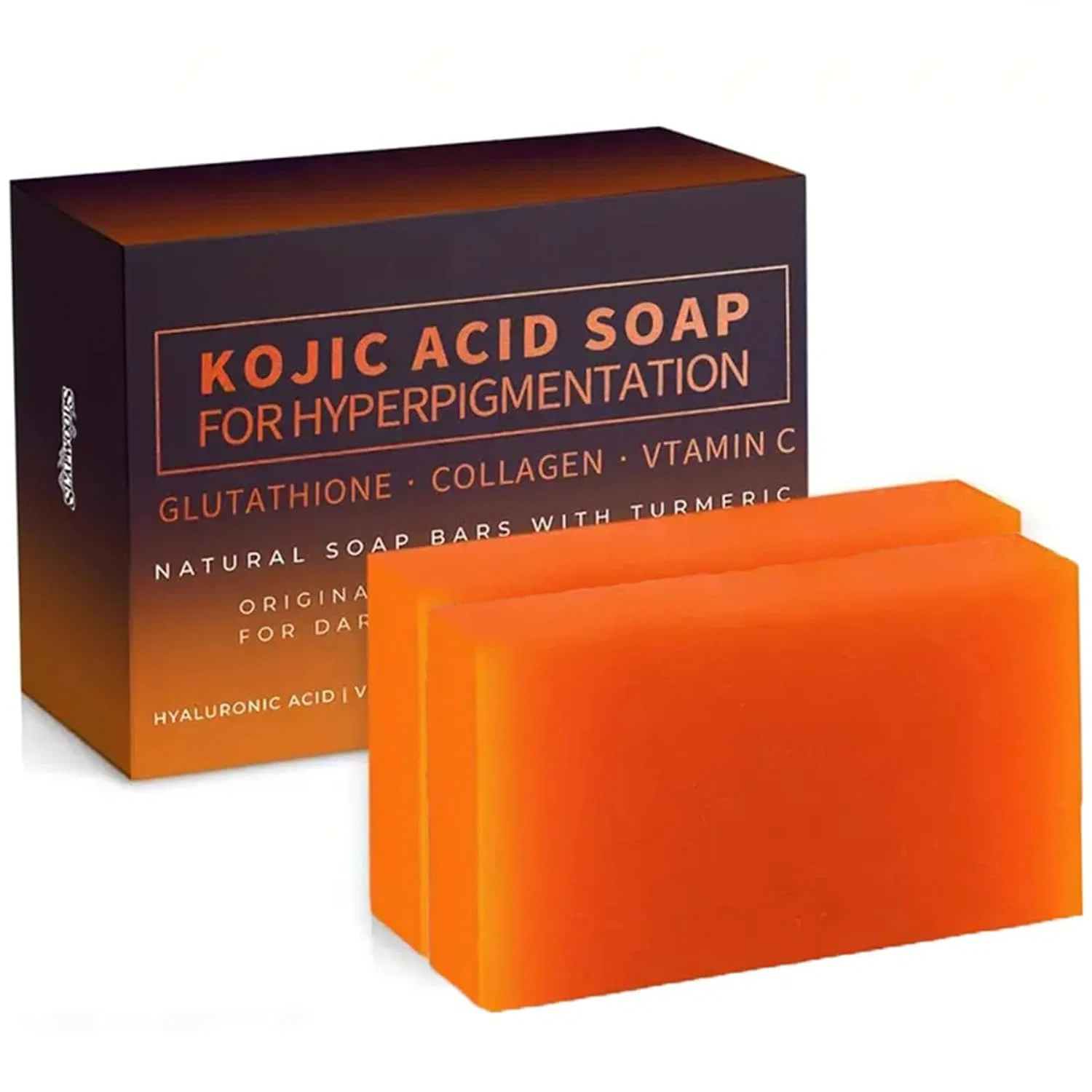 Мыло Turmeric Soap Hotainoys, 2 шт. по 100 г, Yellow
