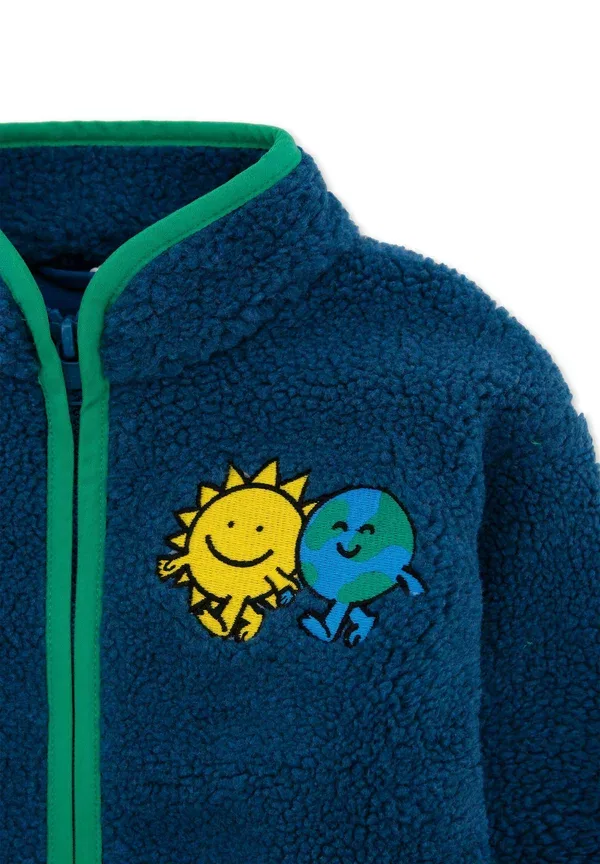 Куртка флисовая Fleece jacket Stella Mccartney Kids, синий — фото 3