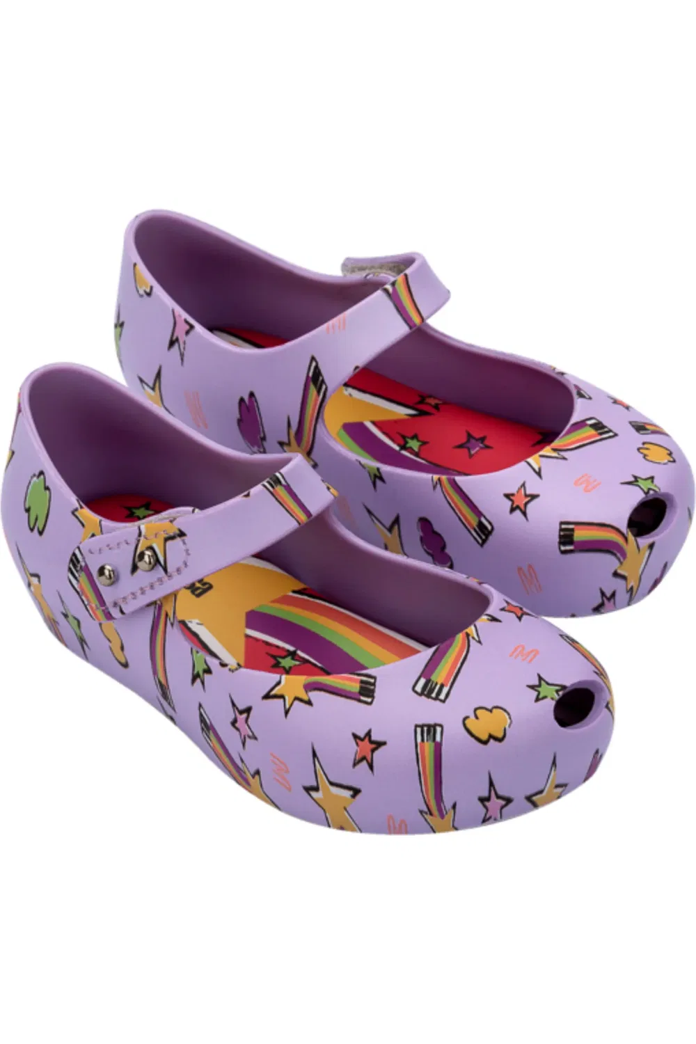 Детские туфли Мэри Джейн на липучке Ultragirl Colors Mini Melissa, Lilac