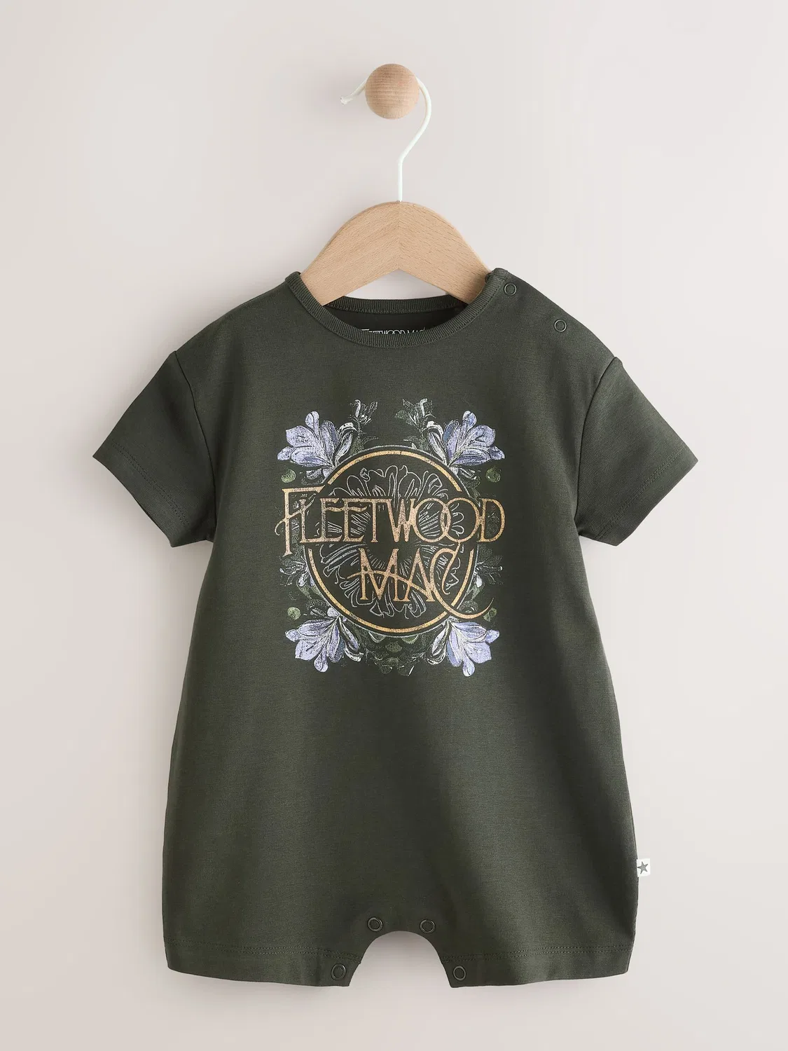 Ромпер с принтом Fleetwood Mac Next, угольный серый