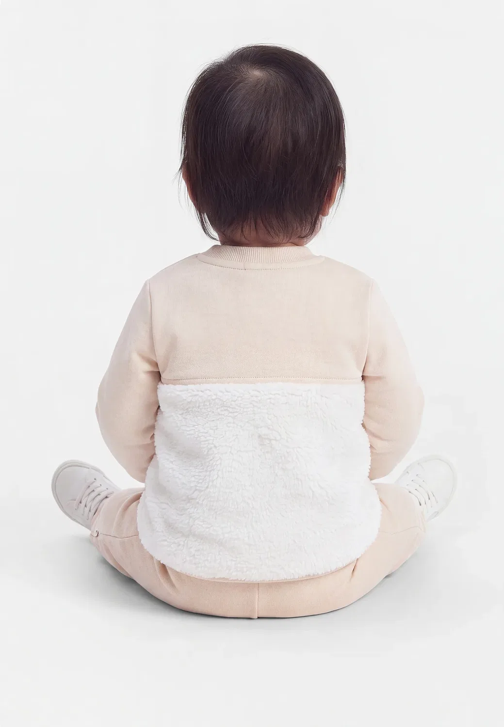 Комплект - толстовка на молнии Boss Kidswear, New Beige — фото 2