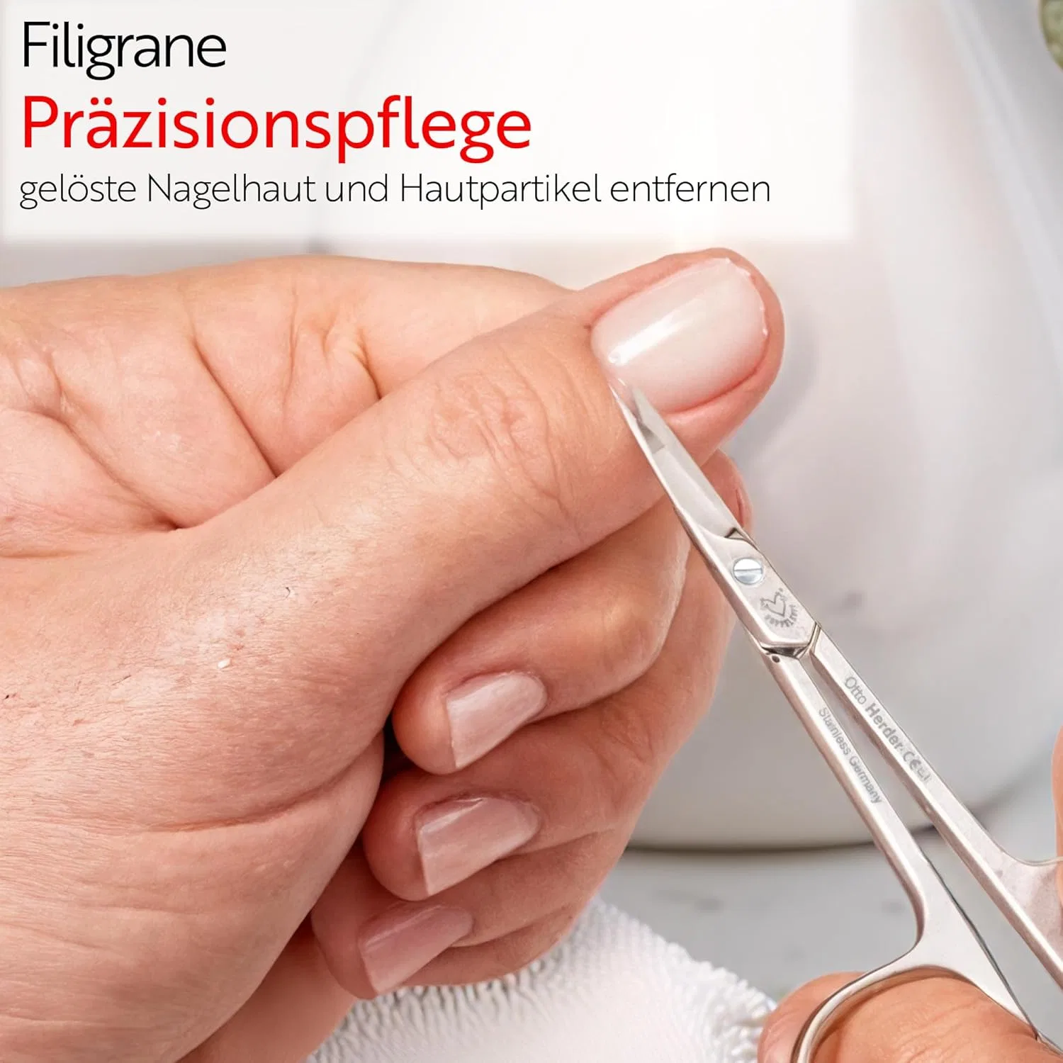 Маникюрные ножницы Otto Herder Manicure Turmspitz для кутикулы Otto Herder Manicure — фото 4