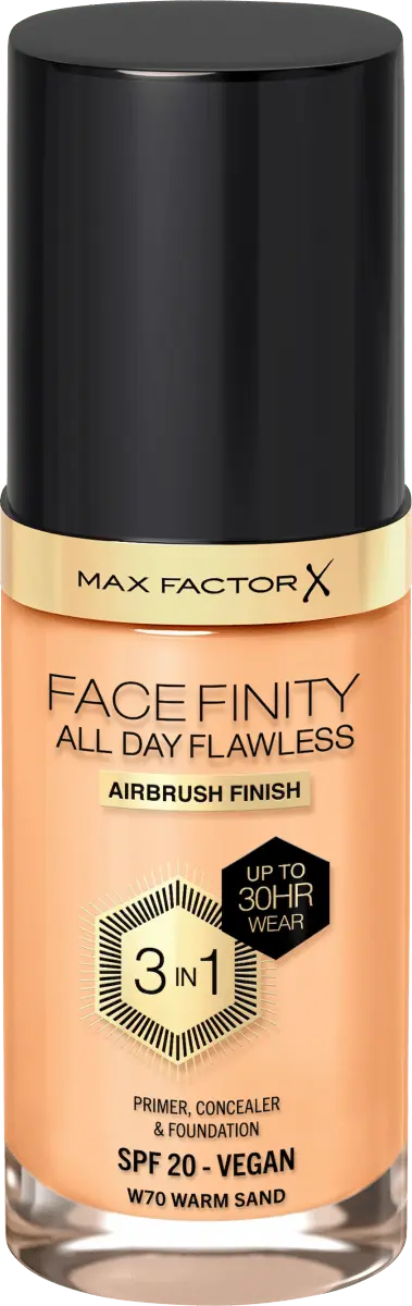 

Тональный крем Facefinity All Day Flawless LSF 20 70 Теплый песок 300мл MAX FACTOR