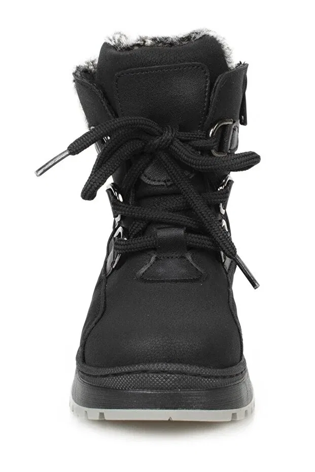 Детские ботинки для девочек с плоской подошвой Vicco, Black — фото 3