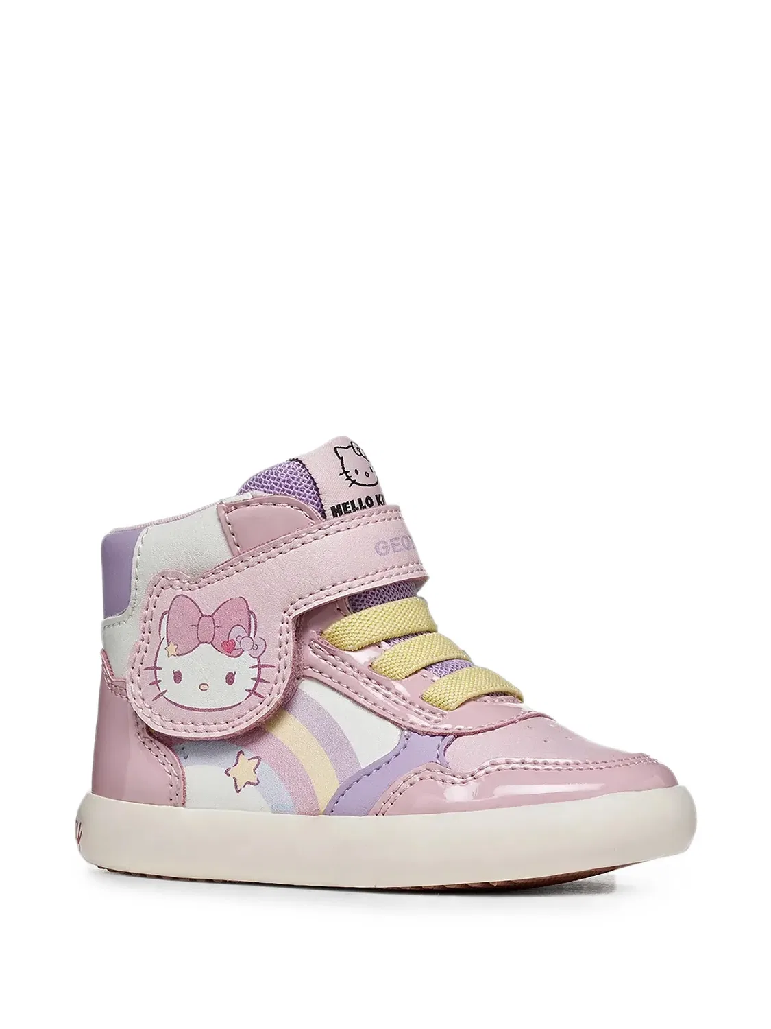 Кроссовки Sanrio Hello Kitty с высоким верхом Geox Kids, розовый