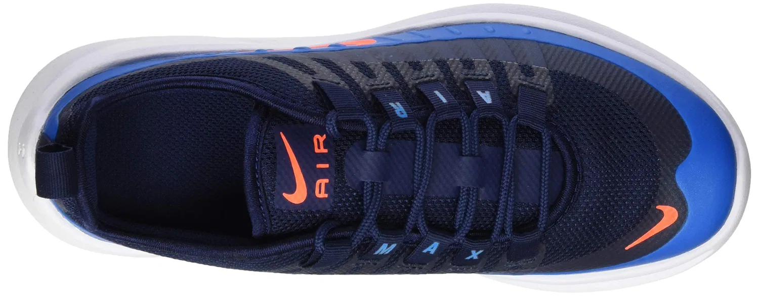 Детские кроссовки для мальчиков с шнуровкой NIKE Air Max Axis (Gs) NIKE, Midnight Navy Hyper Crimson Laser Blue — фото 4